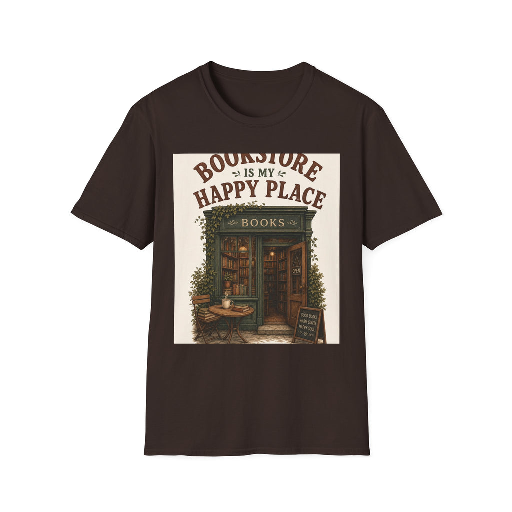 Vintage Bookstore Front With Open Door And Warm Aesthetic