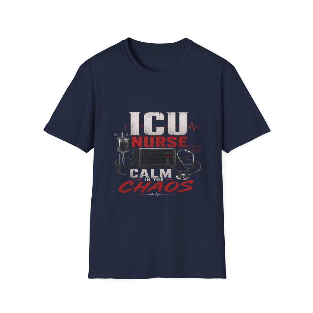Powerful ICU Nurse T-Shirt Design With Bold Typography- Graphic Tees