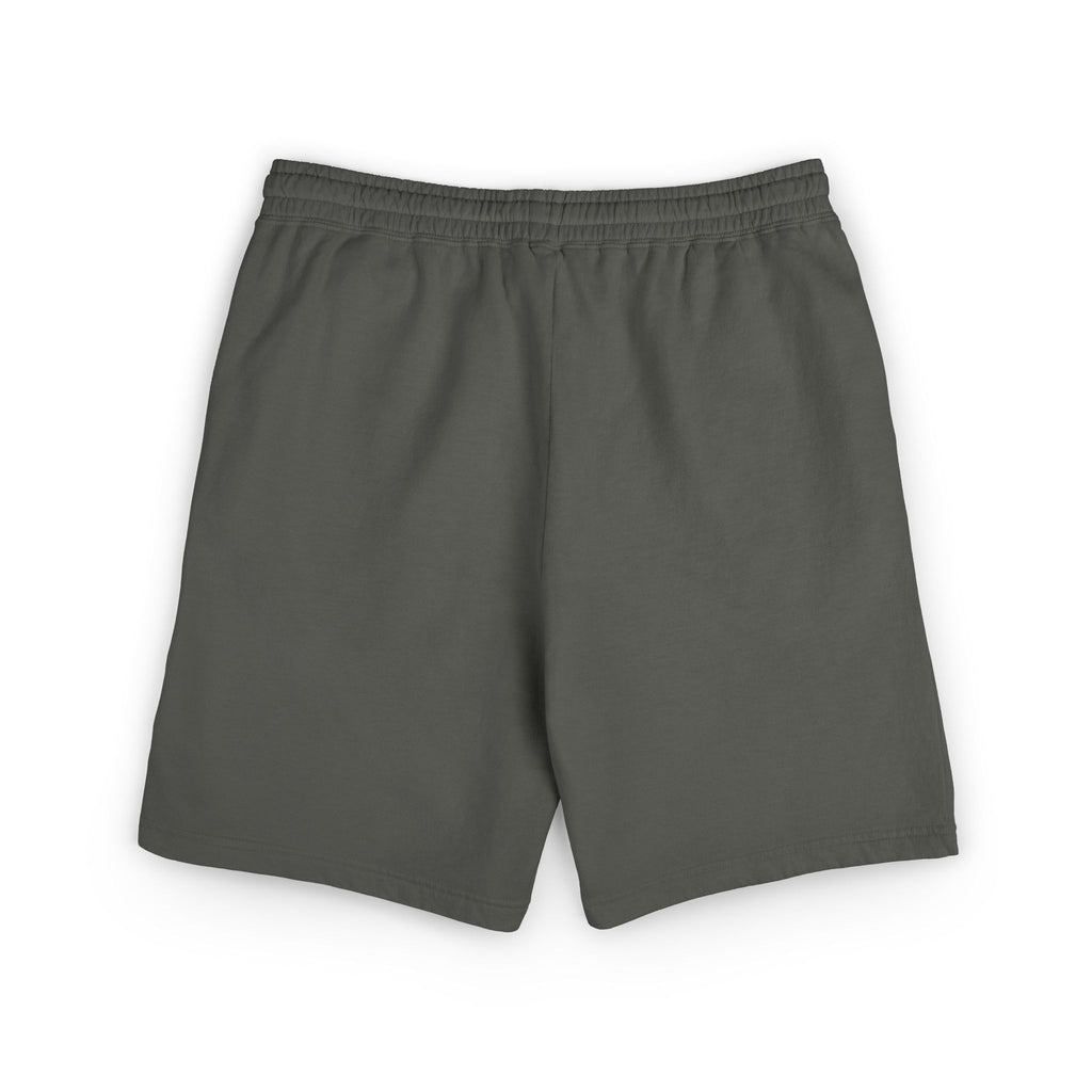 Fleece Sweat Shorts — Minimal Logo Garment-Dyed Lounge Shorts