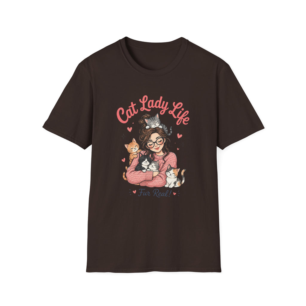 Cat Lady Life T-Shirt — Cute Cat Mom Graphic Tee
