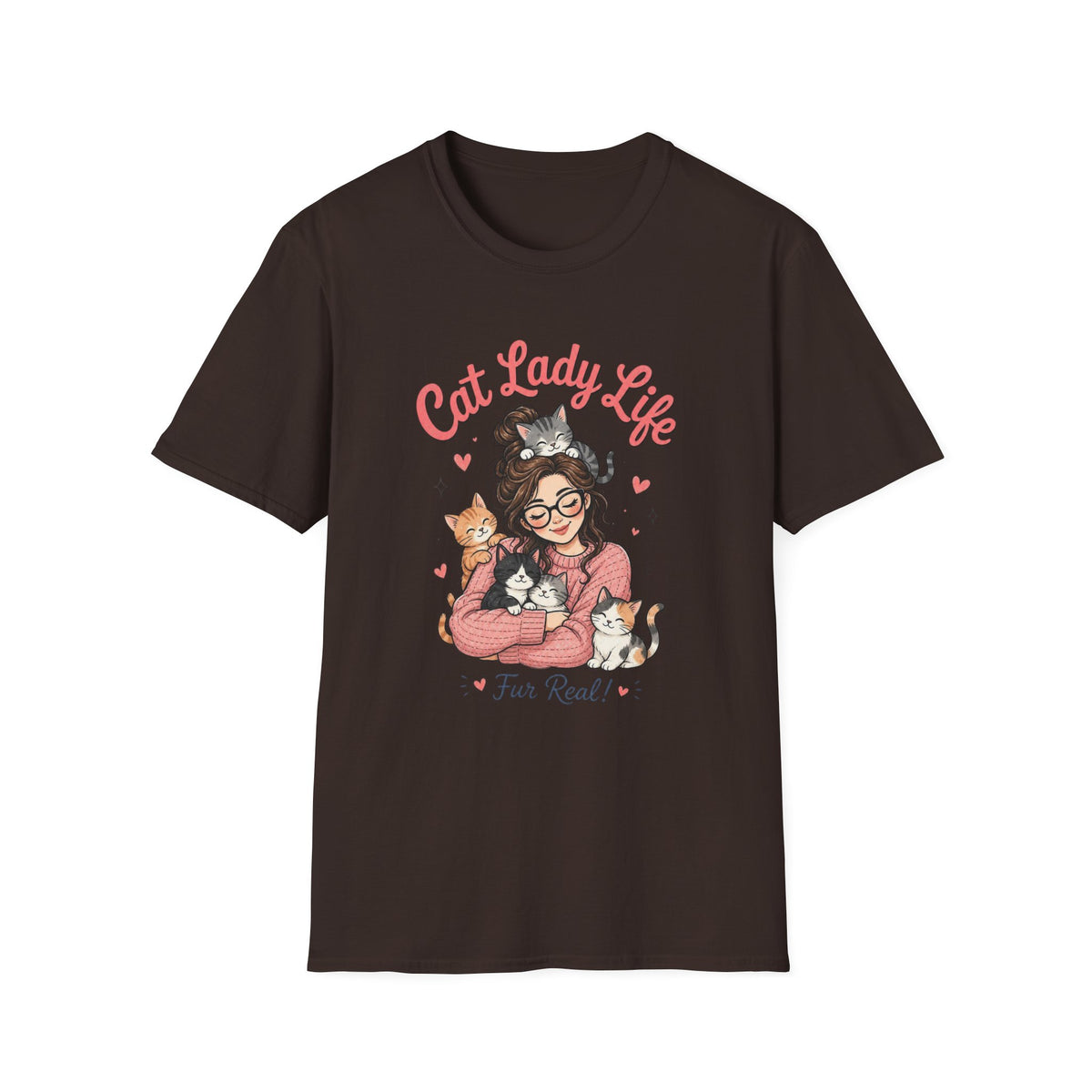 Cat Lady Life T-Shirt — Cute Cat Mom Graphic Tee