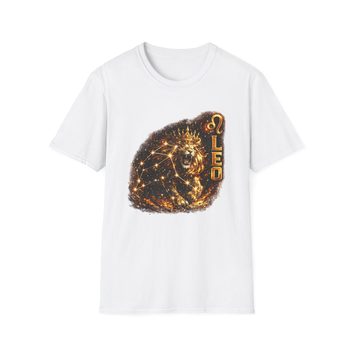 Leo Constellation Lion T-Shirt — Zodiac Astrology Graphic Tee