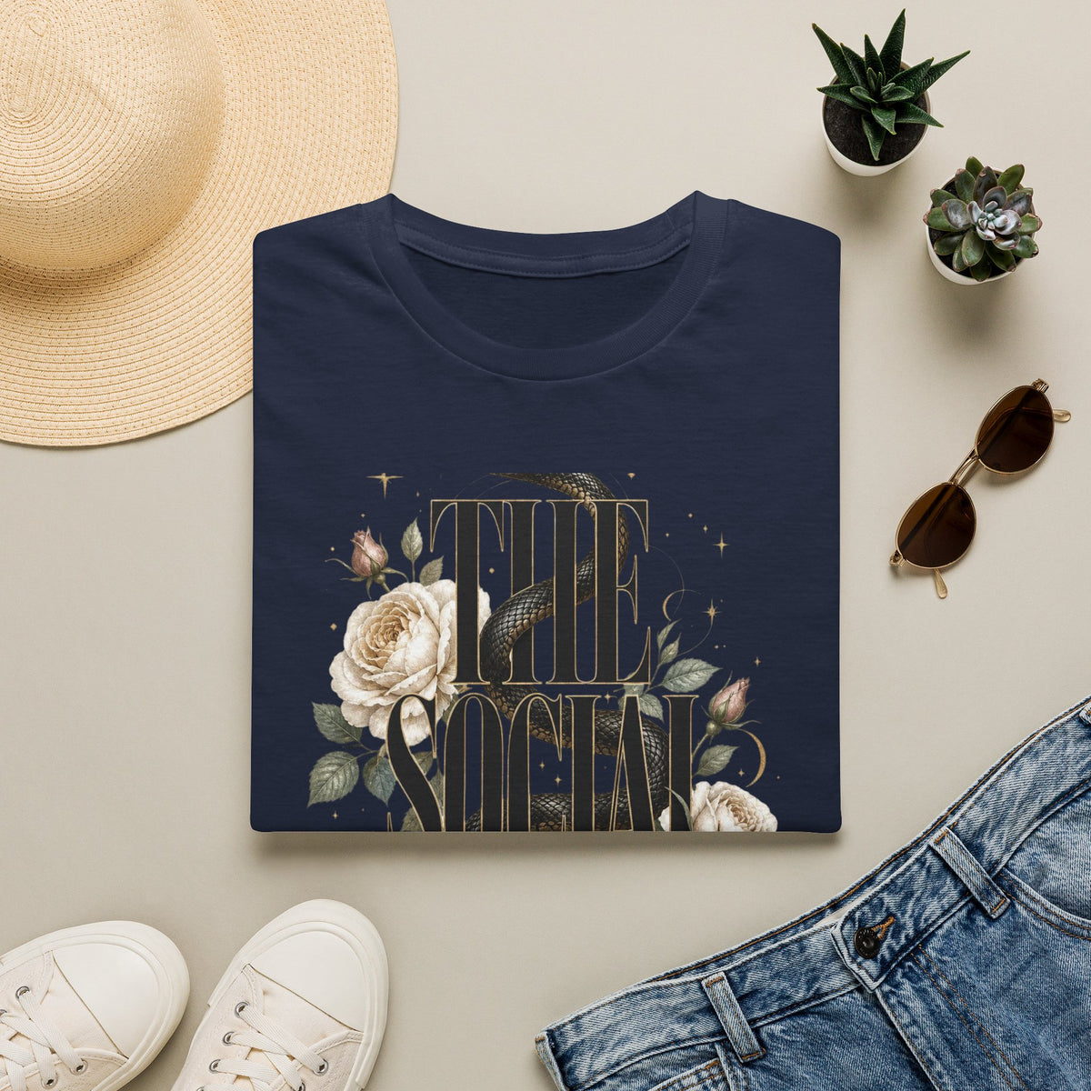 The Silents Floral Graphic T-Shirt