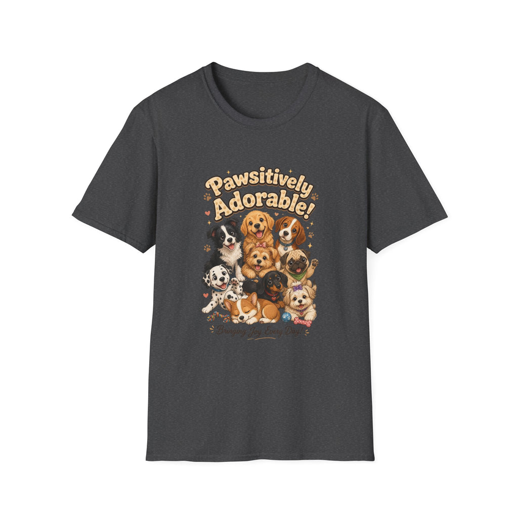 Pawsitively Adorable! Dog Lover T-Shirt — Cute Puppies Graphic Tee