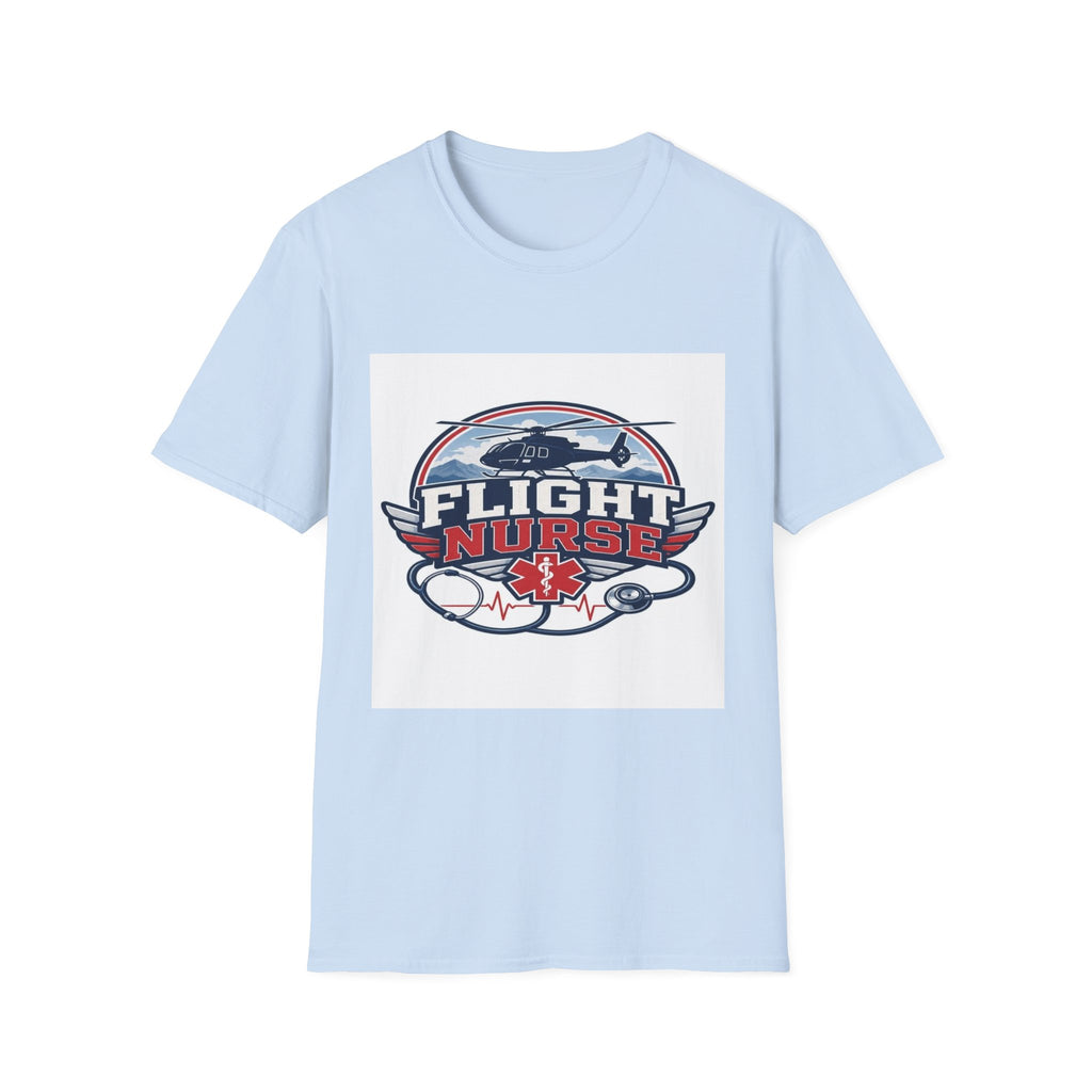 Aviation-Inspired T-Shirt Design Featuring Flight Nurse Graphic- Graphic Tees
