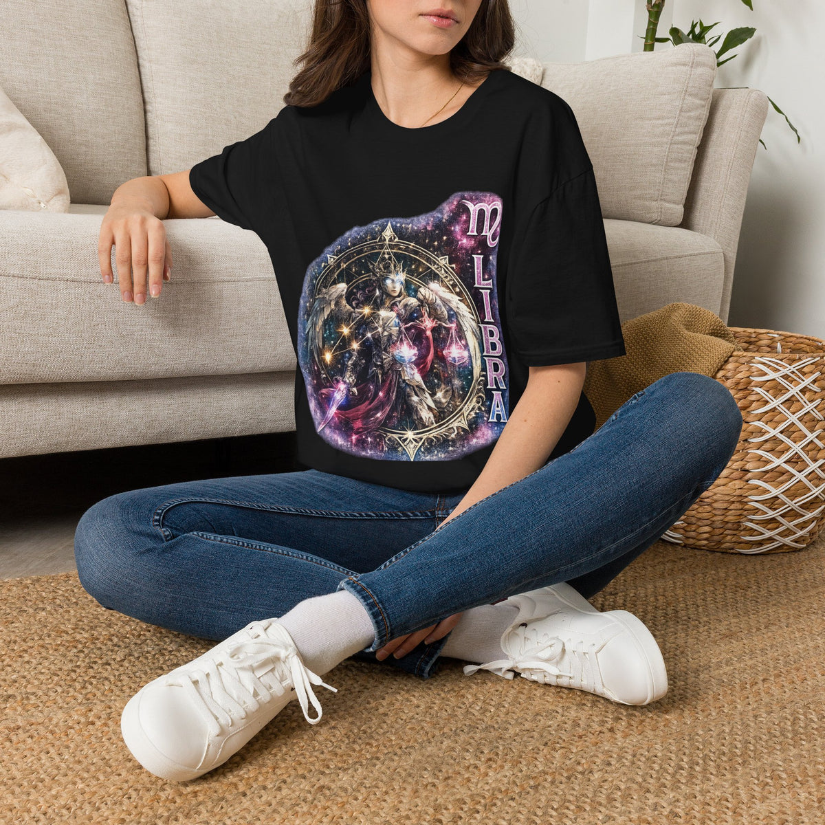 Libra Zodiac T-Shirt — Cosmic Astrology Sign Tee