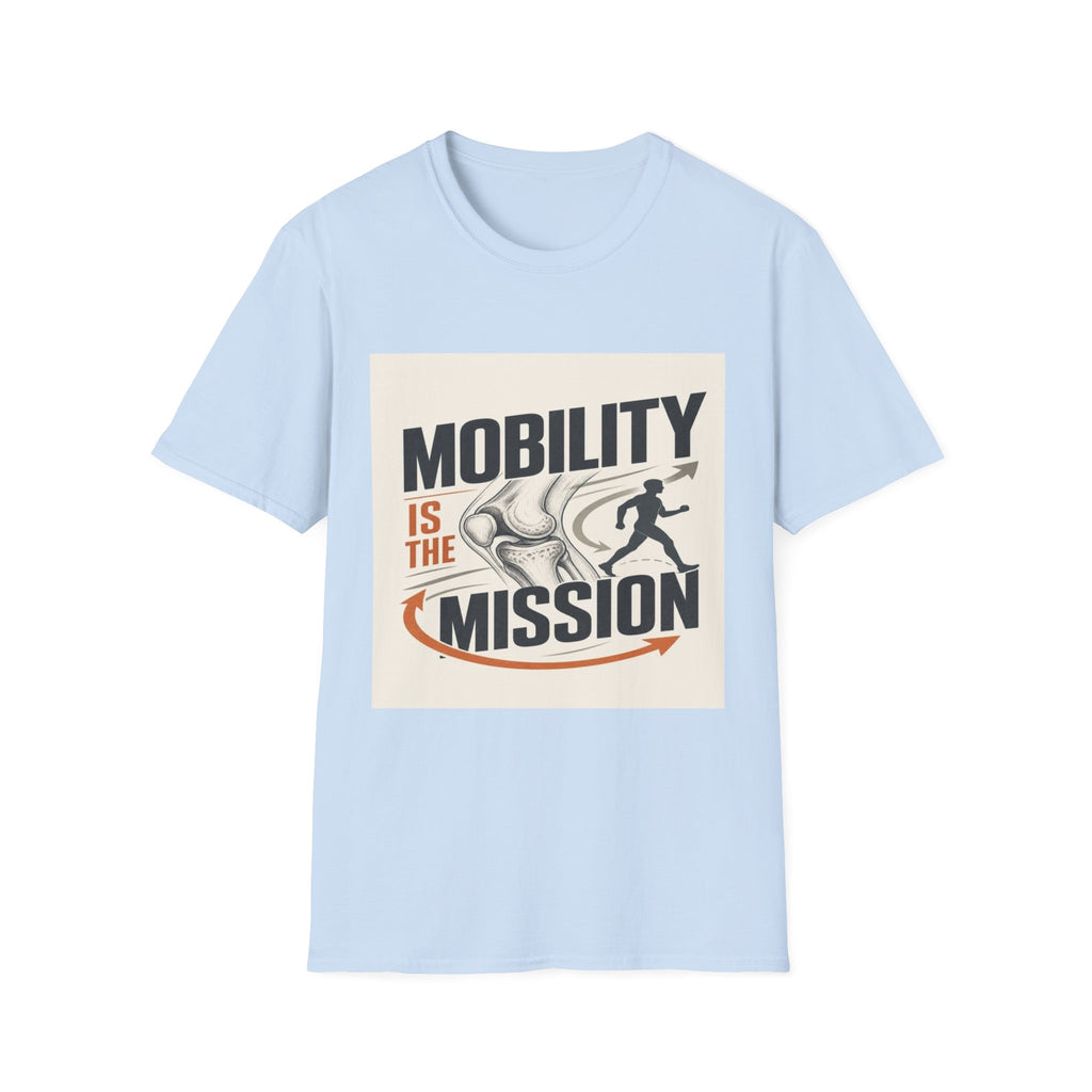 Bold Typography And Anatomical Illustration Representing Mobility Mission- Graphic Tees