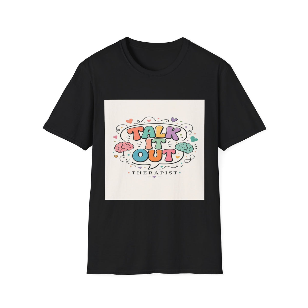 Colorful Speech Bubble Design With Playful Typography And Whimsical Elements- Graphic Tees