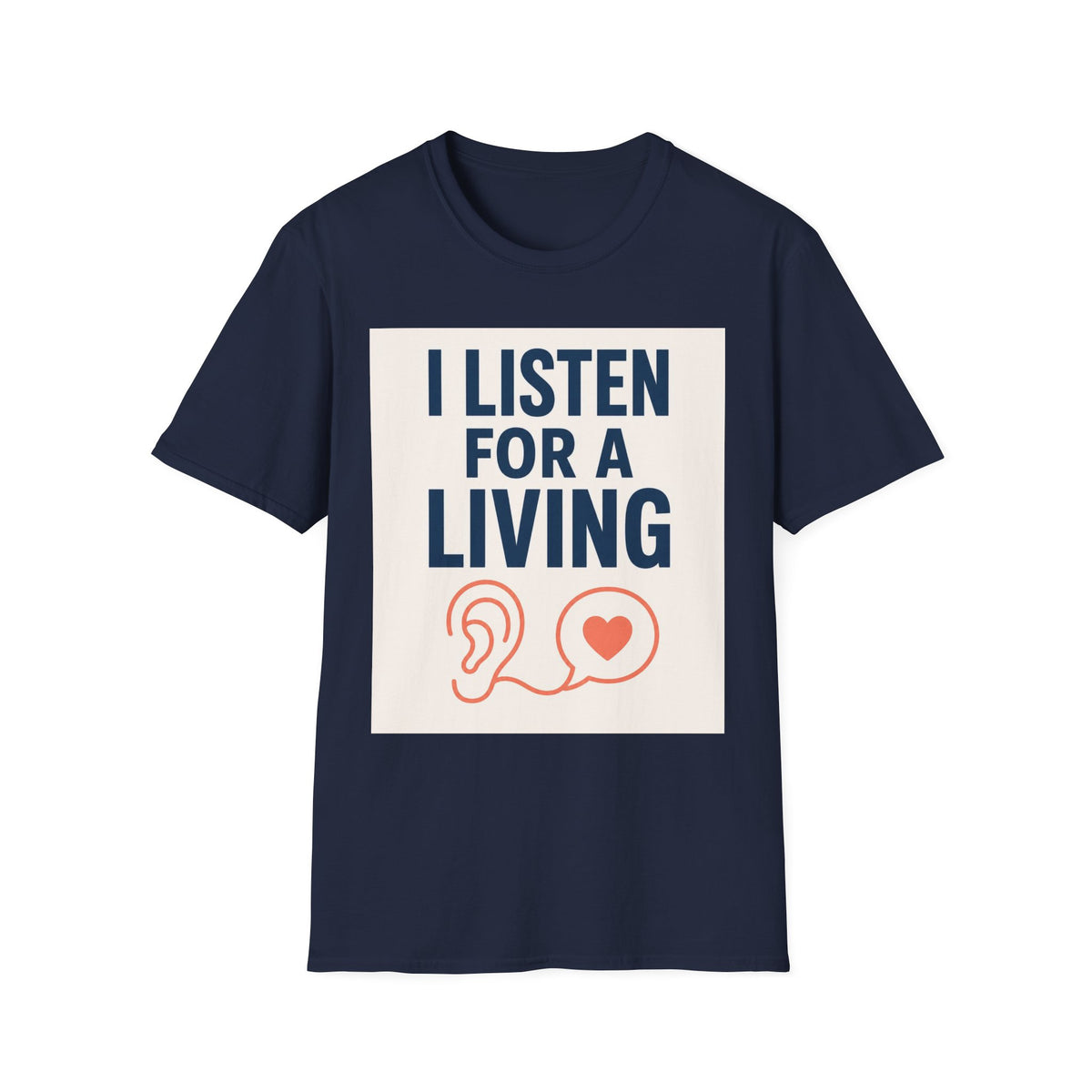 Bold Text And Minimalist Ear Illustration In Modern Design