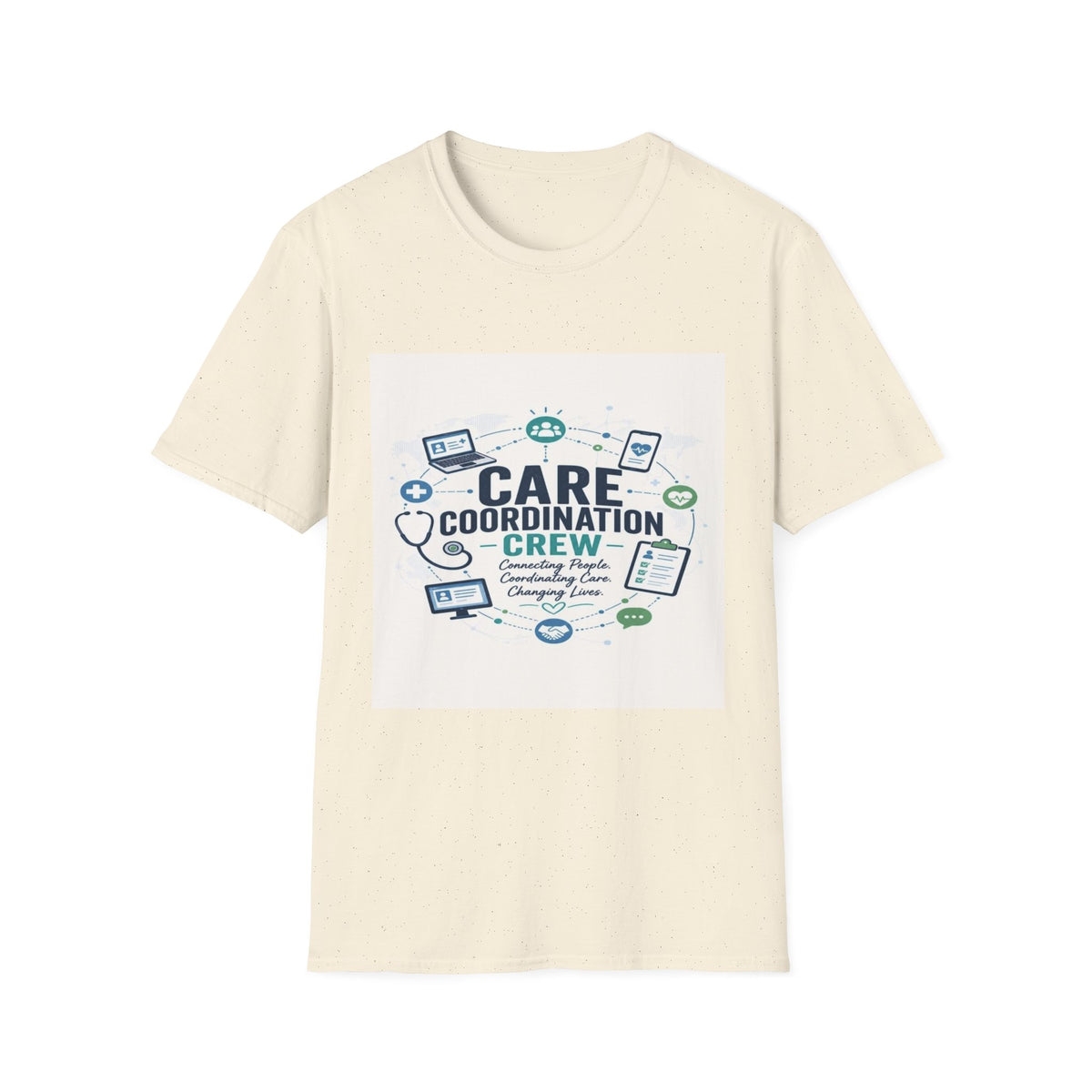T-shirt Graphic Featuring Modern Aesthetic Care Coordination Crew- Graphic Tees