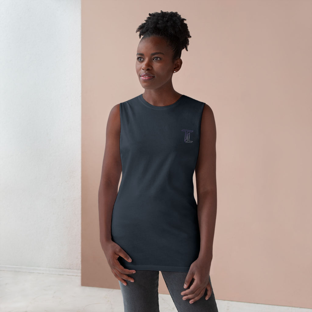 Barnard Embroidered Tank Top — Minimal College-Inspired Athletic Tank