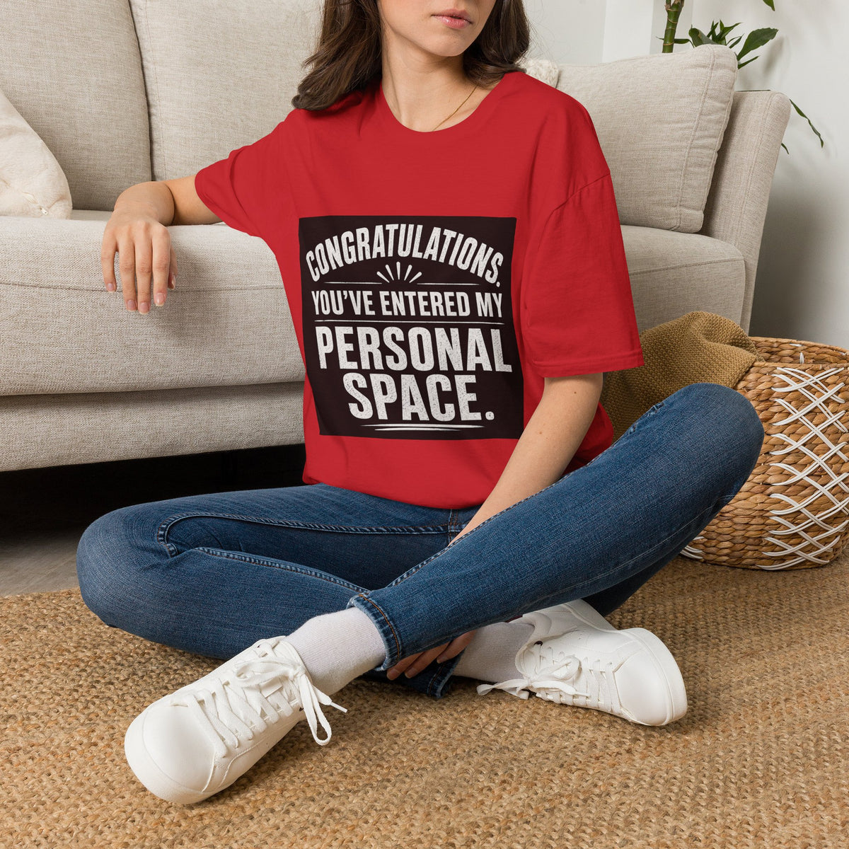 T-Shirt — "Congratulations, You've Entered My Personal Space." Graphic Tee