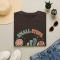 Typography Design Showcasing Small Steps Leading To Growth