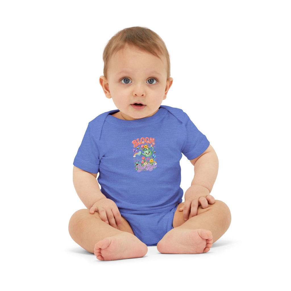 Baby Onesie - "Bloom Where You Grow" Floral Infant Bodysuit