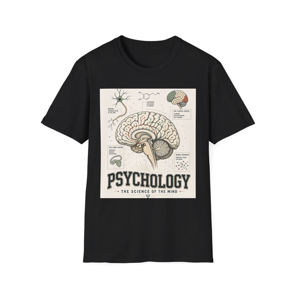 Human Brain Illustration Featuring Neural Pathways And Typography