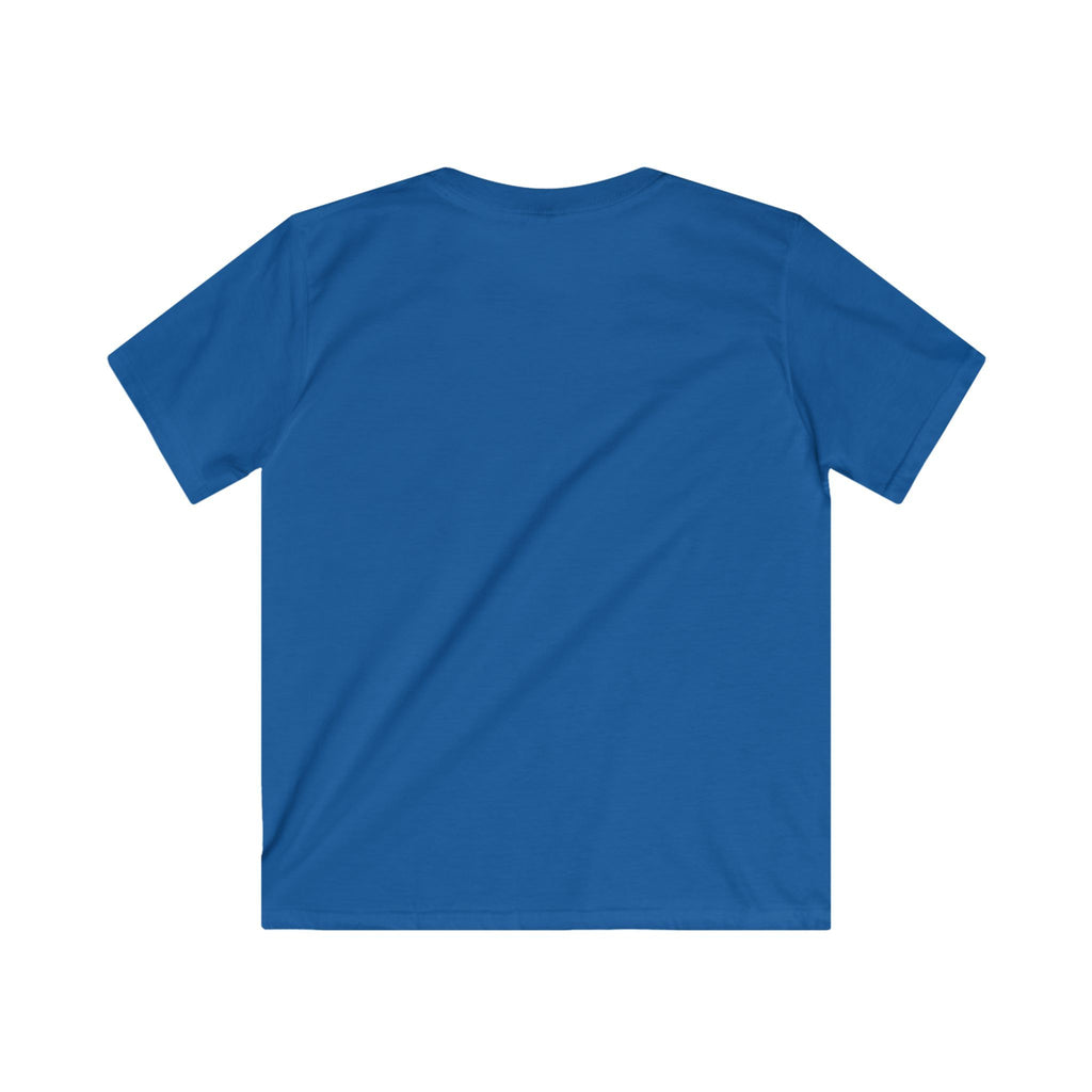 Kids Tee — "Built to Play" Construction Trucks Graphic