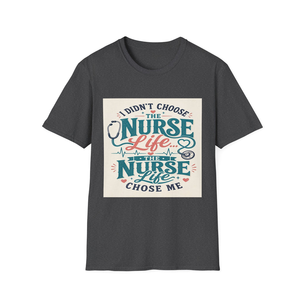 Trendy T-shirt Design Showcasing Playful Nurse Life Typography- Graphic Tees