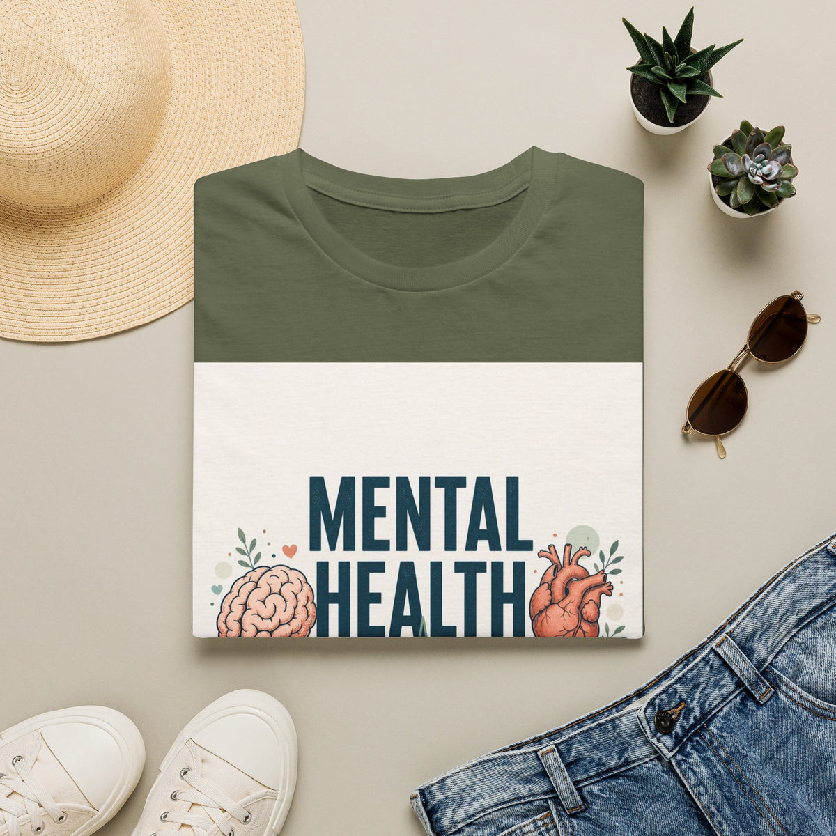 Bold Typography Design Emphasizing Mental Health Awareness