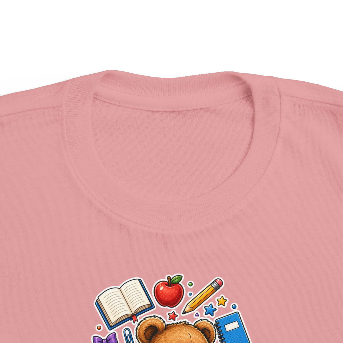 Toddler Bear School Tee — Cute Back-to-School Shirt for Kids