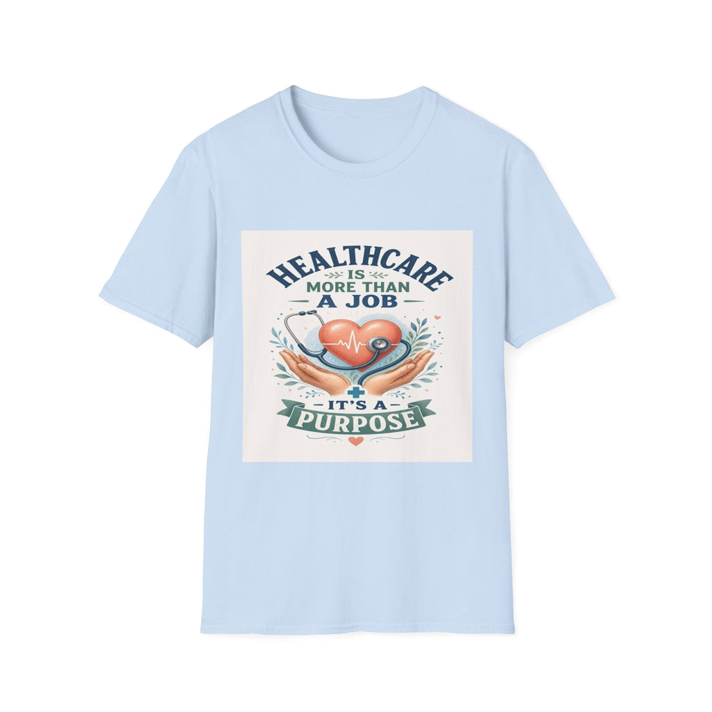 Inspirational T-shirt Design Featuring Compassionate Healthcare Imagery- Graphic Tees