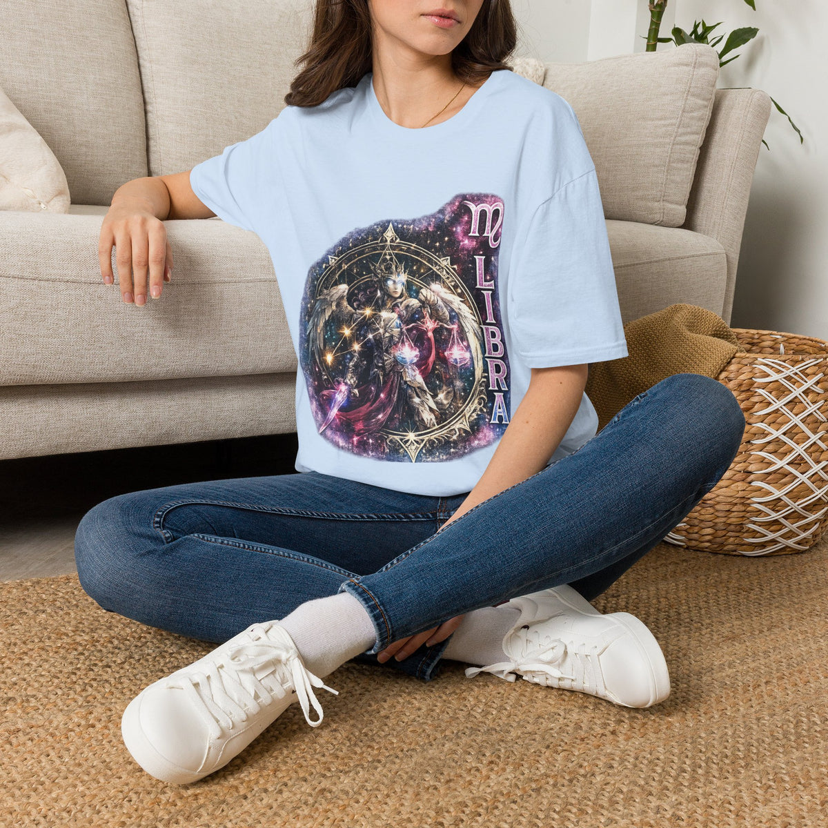 Libra Zodiac T-Shirt — Cosmic Astrology Sign Tee
