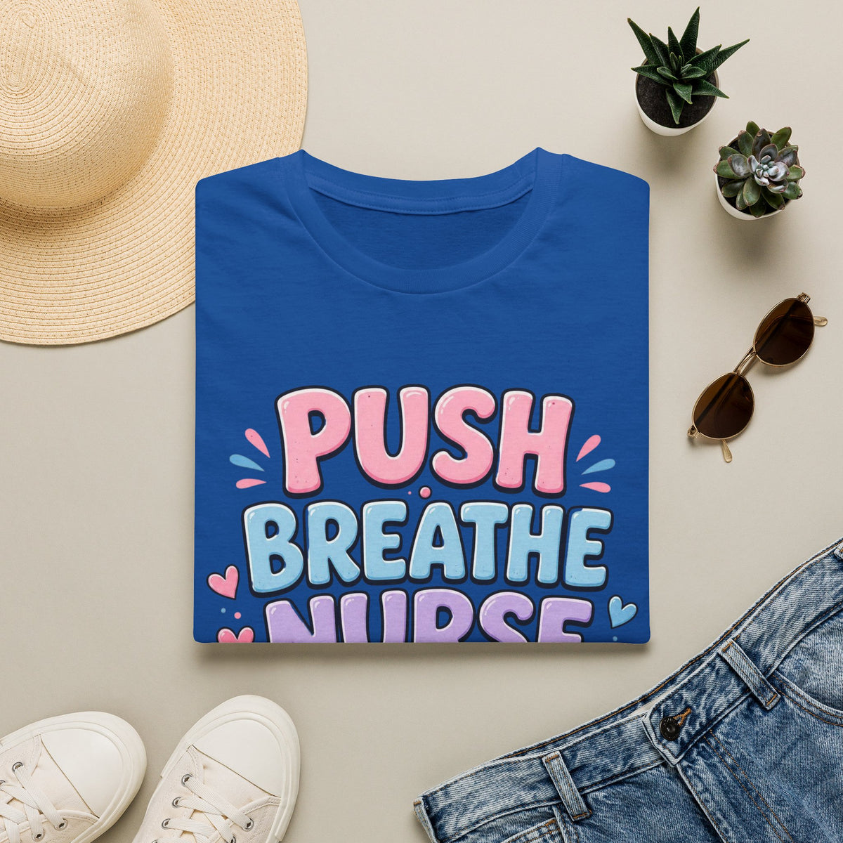 Playful Typography Design With Baby Footprints And Heart