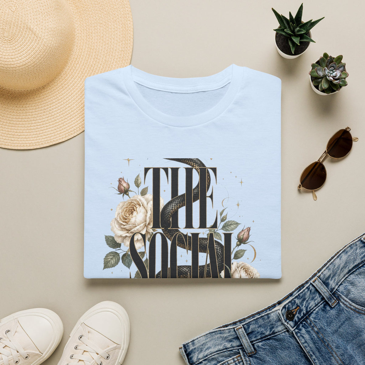 The Silents Floral Graphic T-Shirt