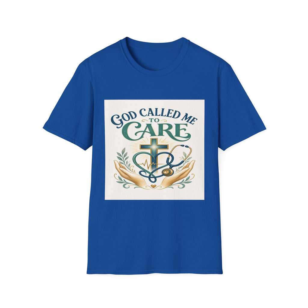 T-Shirt Design Featuring Faith Inspired Care Elements- Graphic Tees