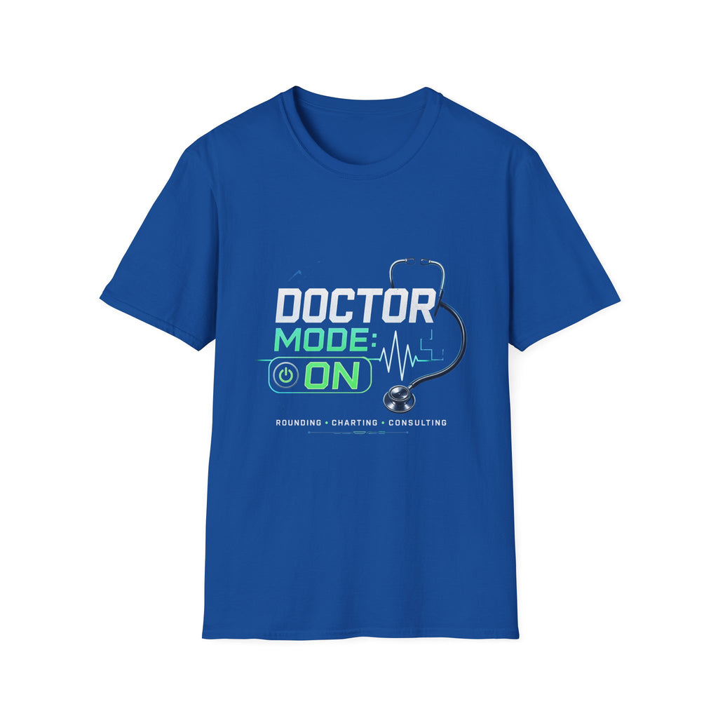 Modern Graphic T Shirt Design Featuring Doctor Mode Text