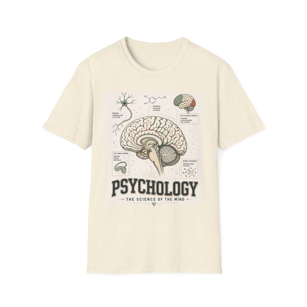 Human Brain Illustration Featuring Neural Pathways And Typography