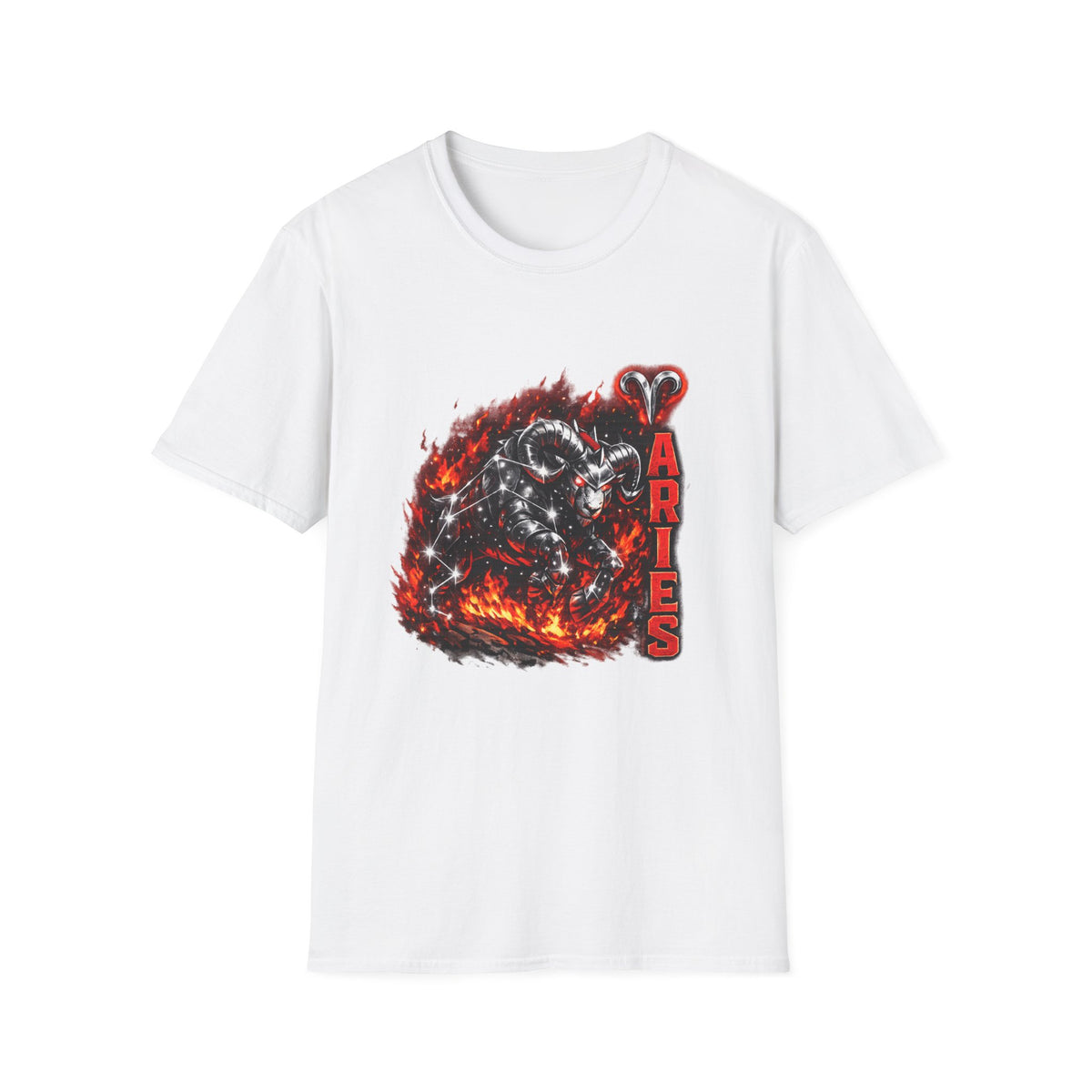Aries Ram Zodiac T-Shirt — Fiery Ram Astrology Tee