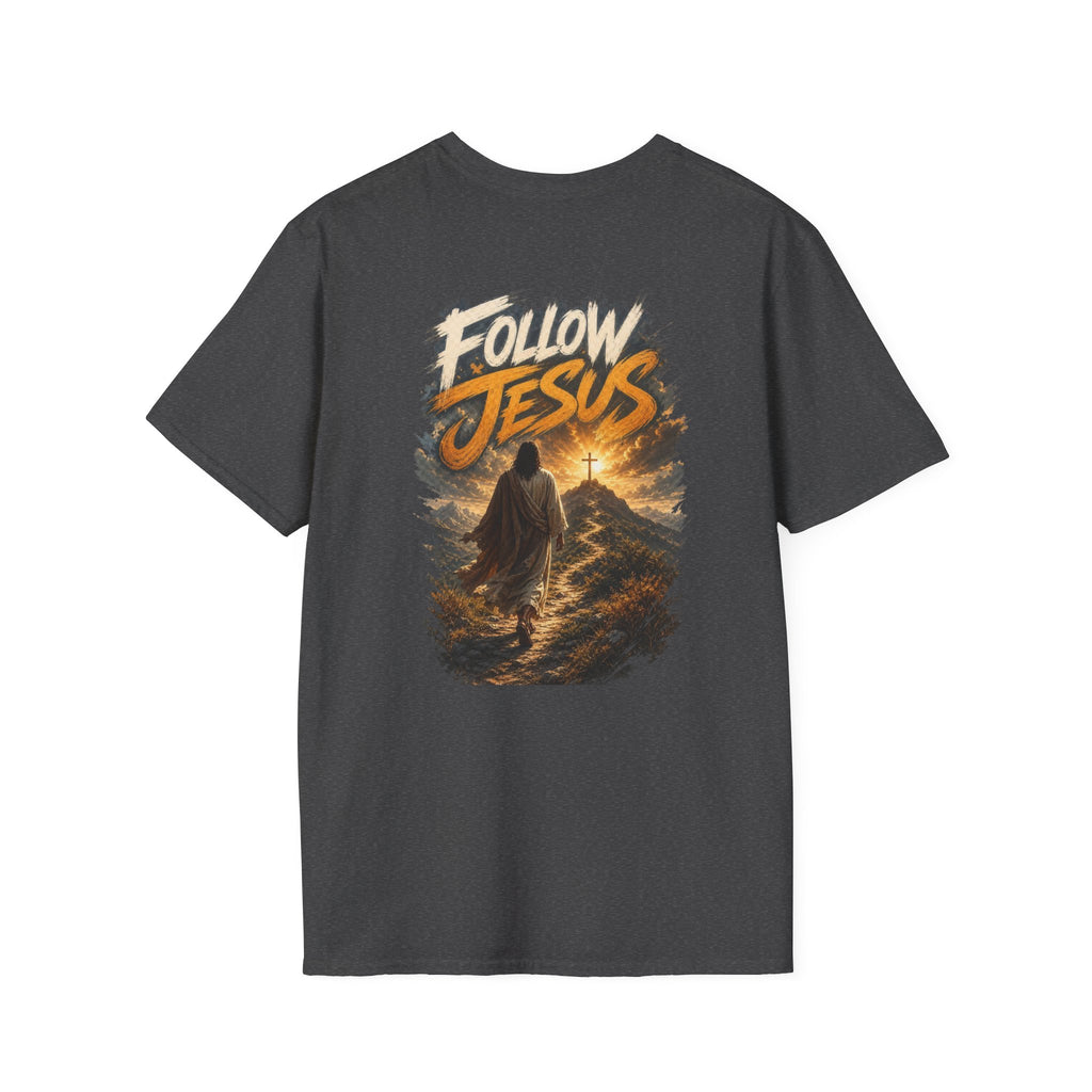 Christian Cross T-Shirt — Rustic Crown of Thorns Design