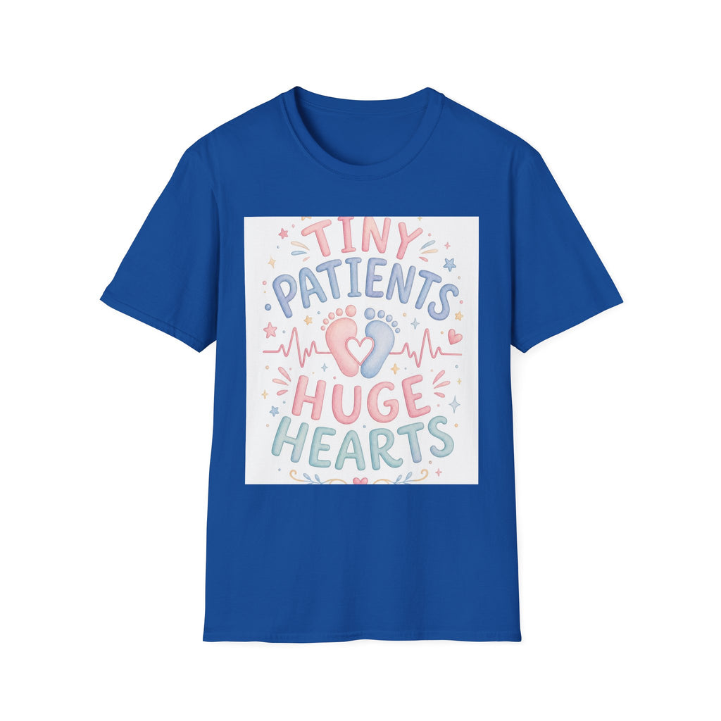 Whimsical T Shirt Design Featuring Tiny Patients Huge Hearts