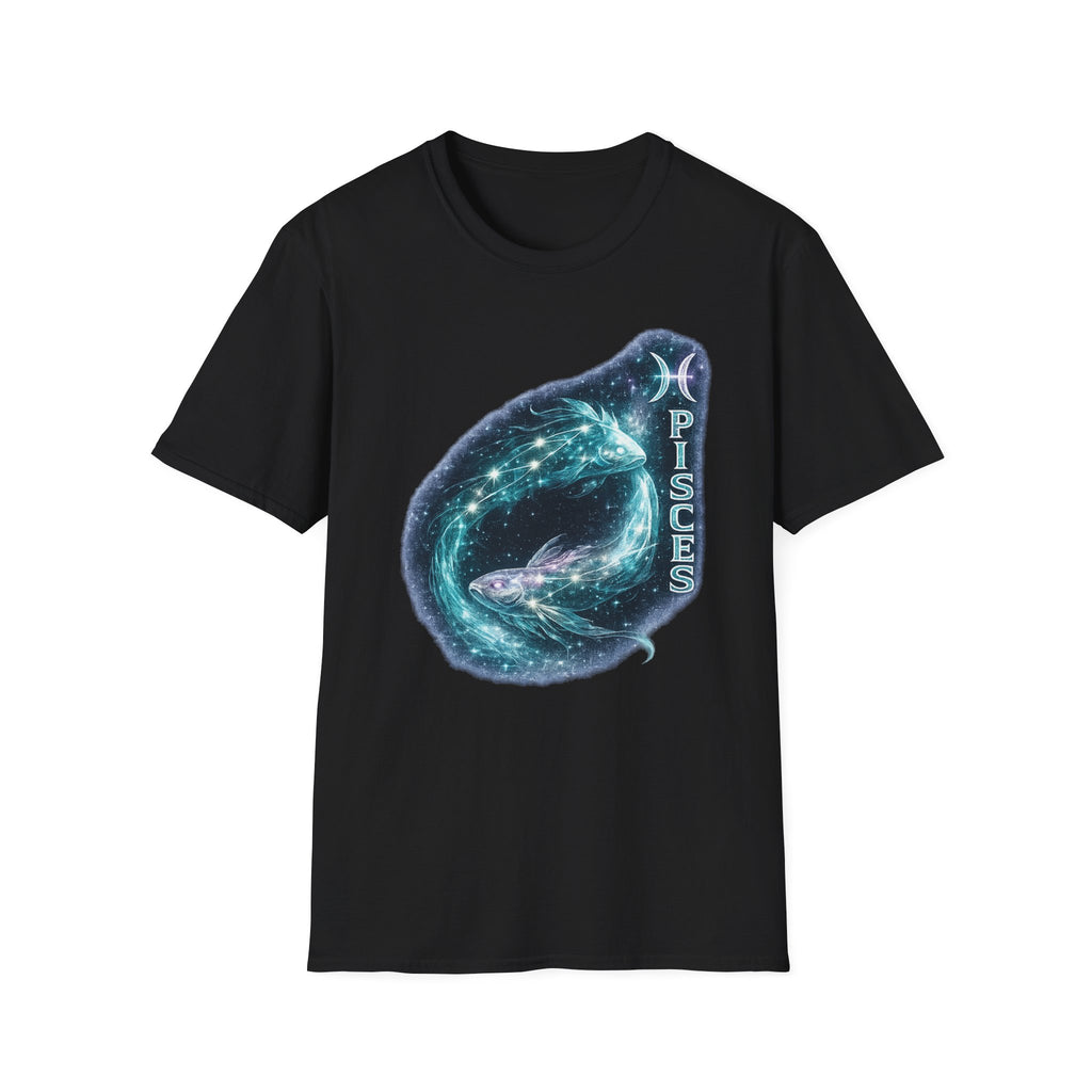 Pisces Zodiac T-Shirt — Starry Whale Astrology Tee