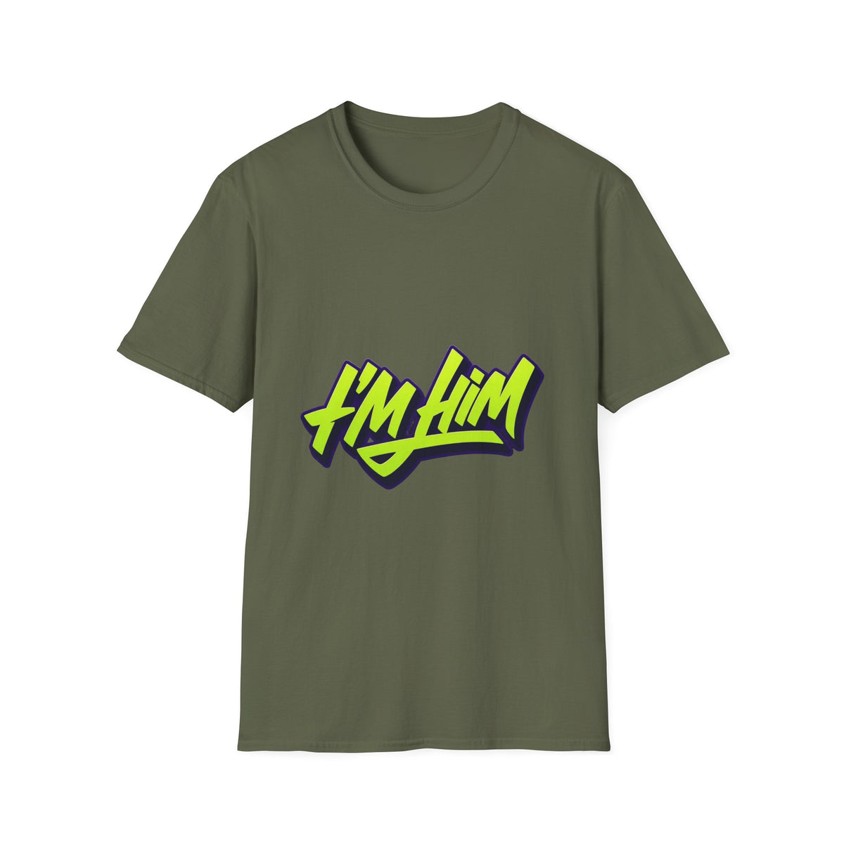 I'm Him T-Shirt — Bold Neon Streetwear Graphic Tee