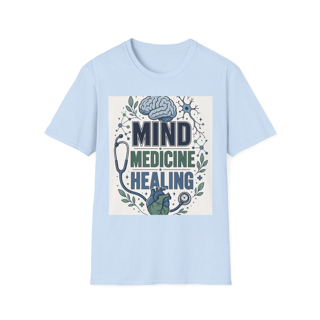 Illustration Of Stacked Words Mind Medicine Healing With Medical Icons