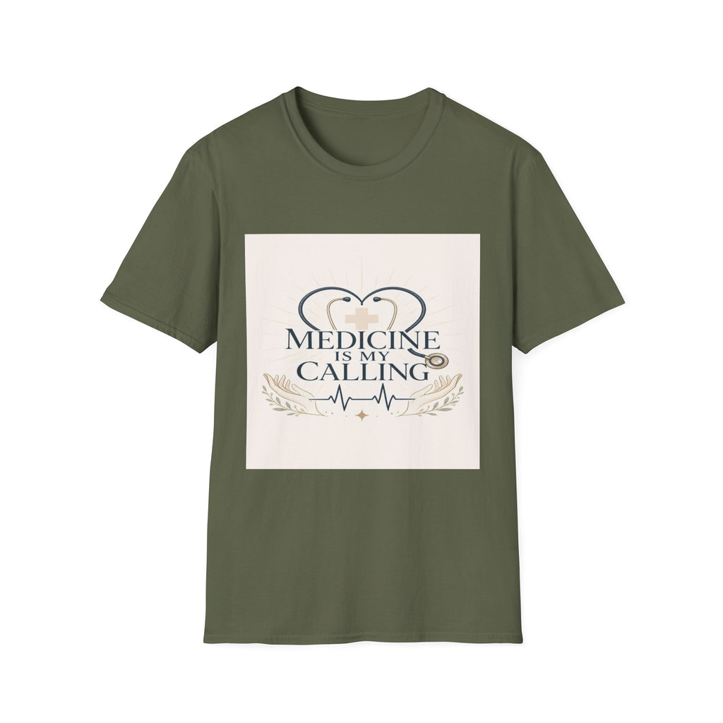 Elegant Design Celebrating Medicine With Heart-Shaped Stethoscope- Graphic Tees