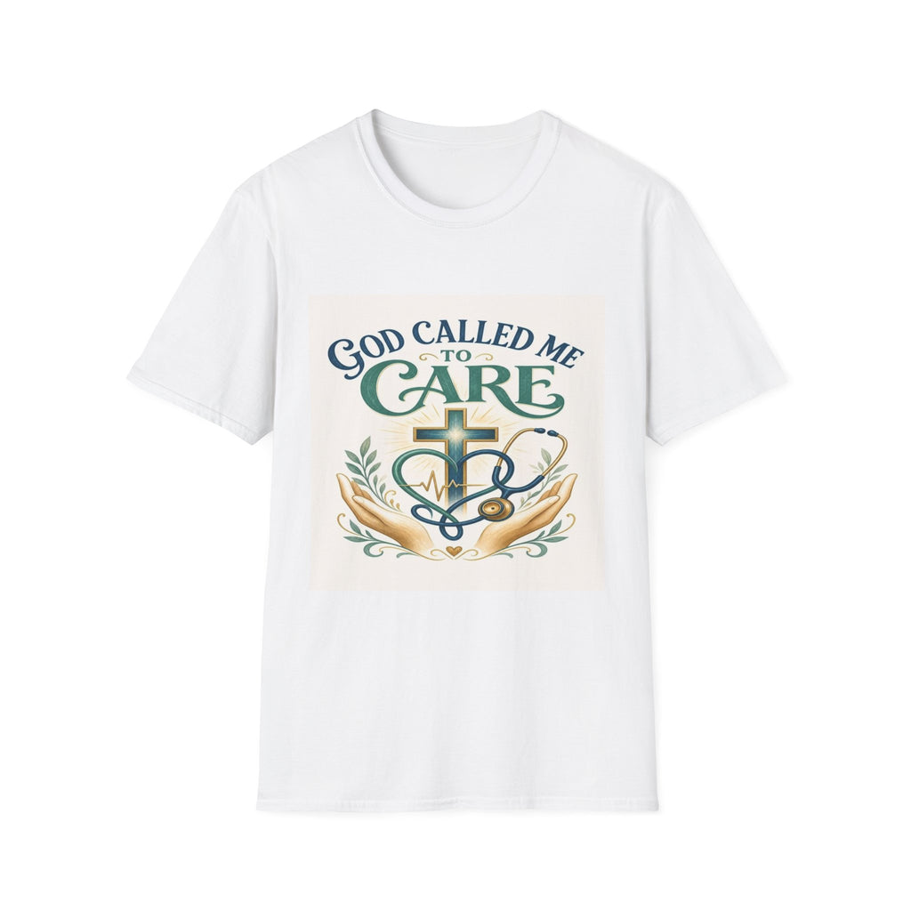 T-Shirt Design Featuring Faith Inspired Care Elements- Graphic Tees