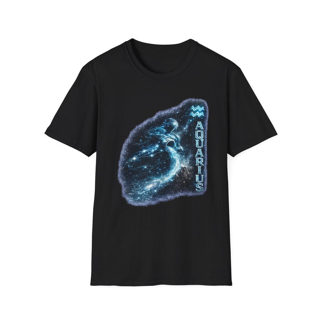 Aquarius Constellation T-Shirt — Zodiac Starry Water-Bearer Tee