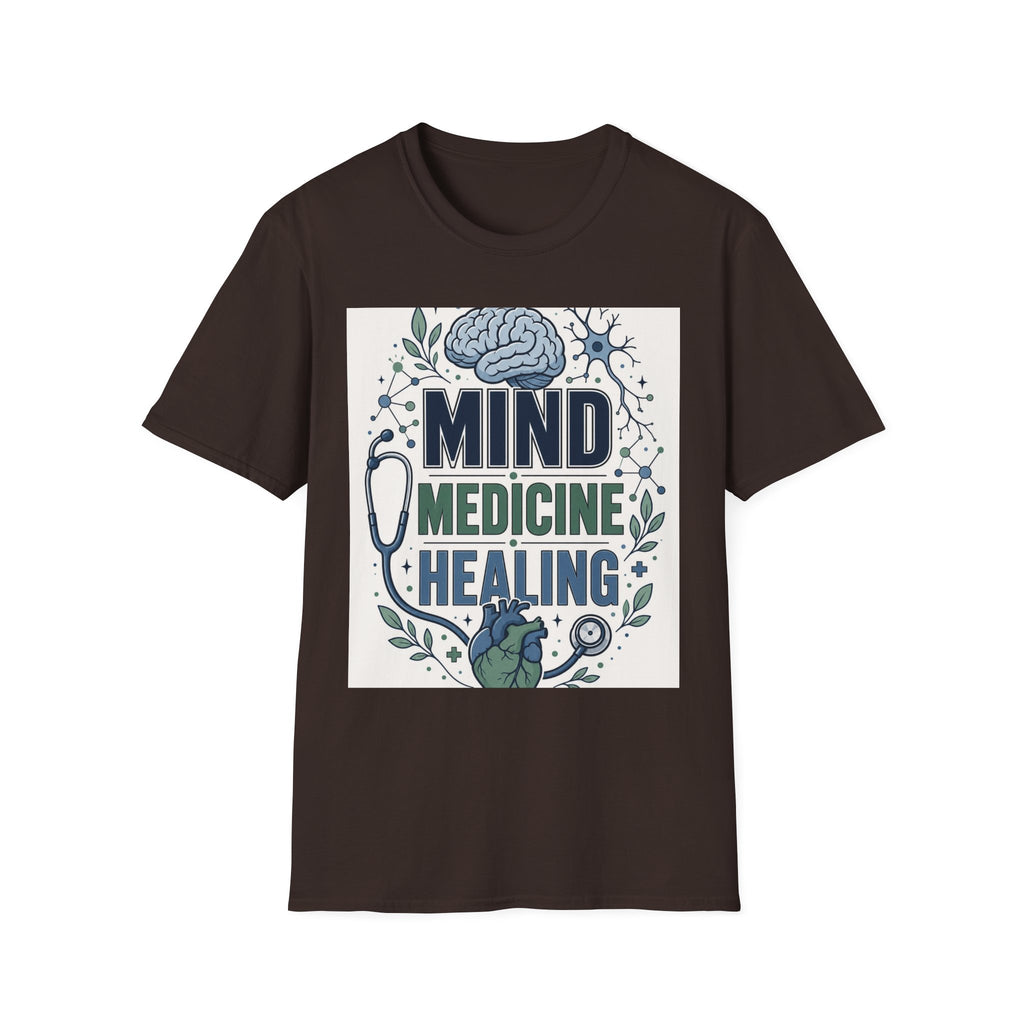 Illustration Of Stacked Words Mind Medicine Healing With Medical Icons