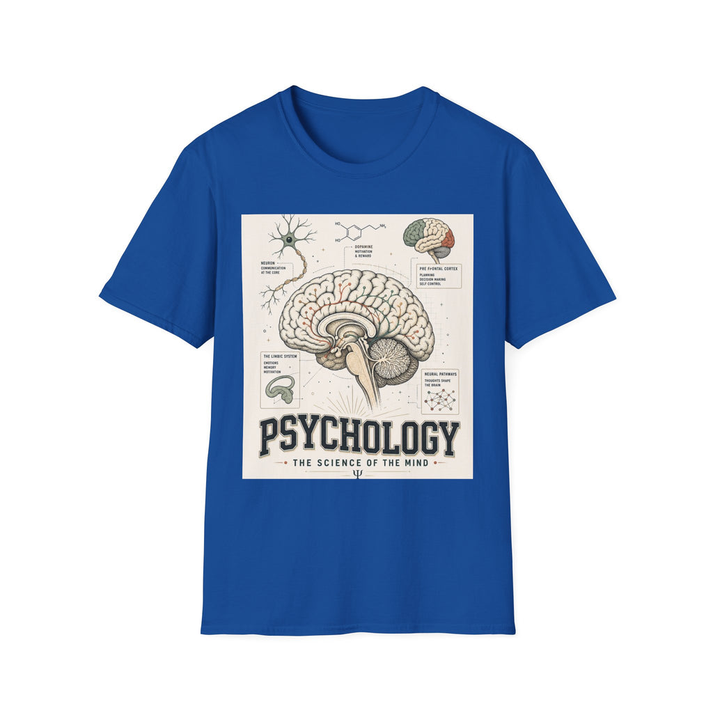 Human Brain Illustration Featuring Neural Pathways And Typography