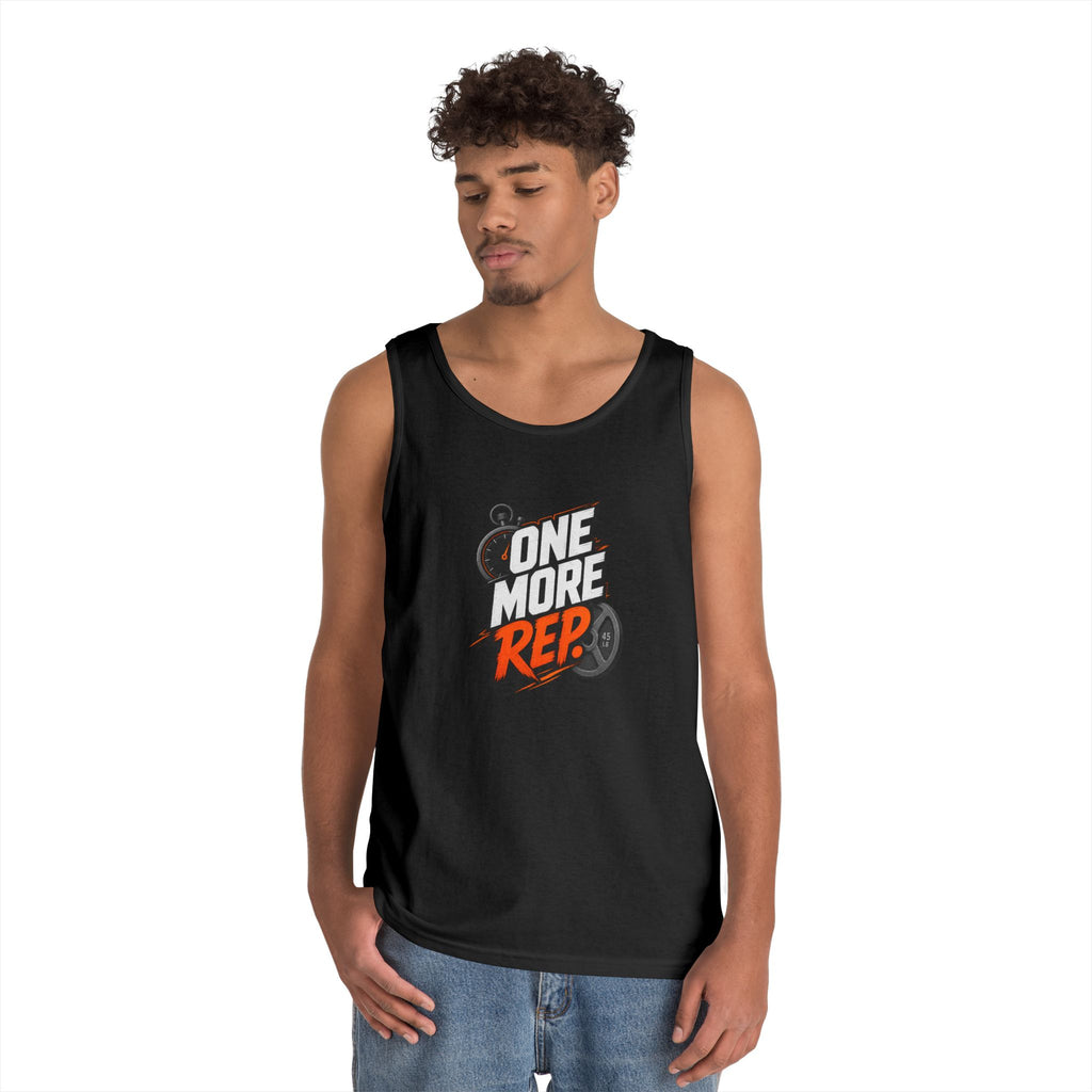 One More Rep Tank Top — Motivational Gym Workout Tank
