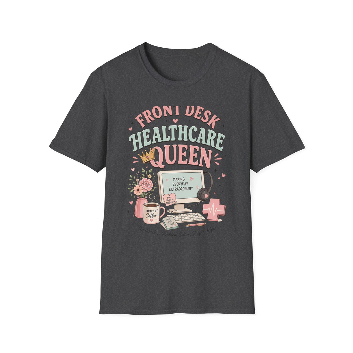 Playful Feminine Design For Front Desk Healthcare Queen