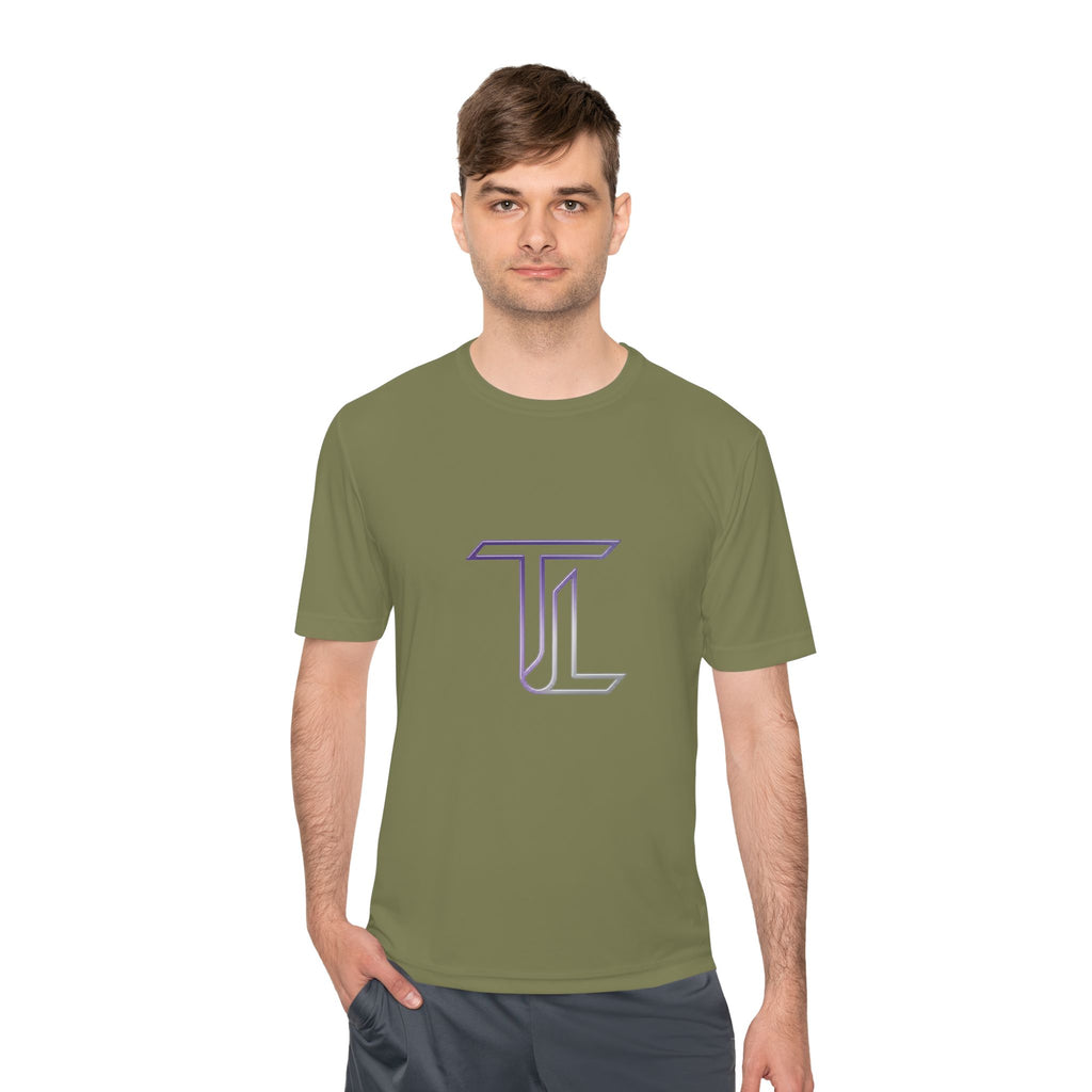 Monogram TL Performance Tee — Moisture-Wicking Athletic Shirt