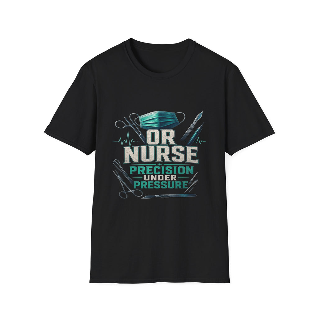 Bold Typography T-Shirt Design For OR Nurse Theme- Graphic Tees