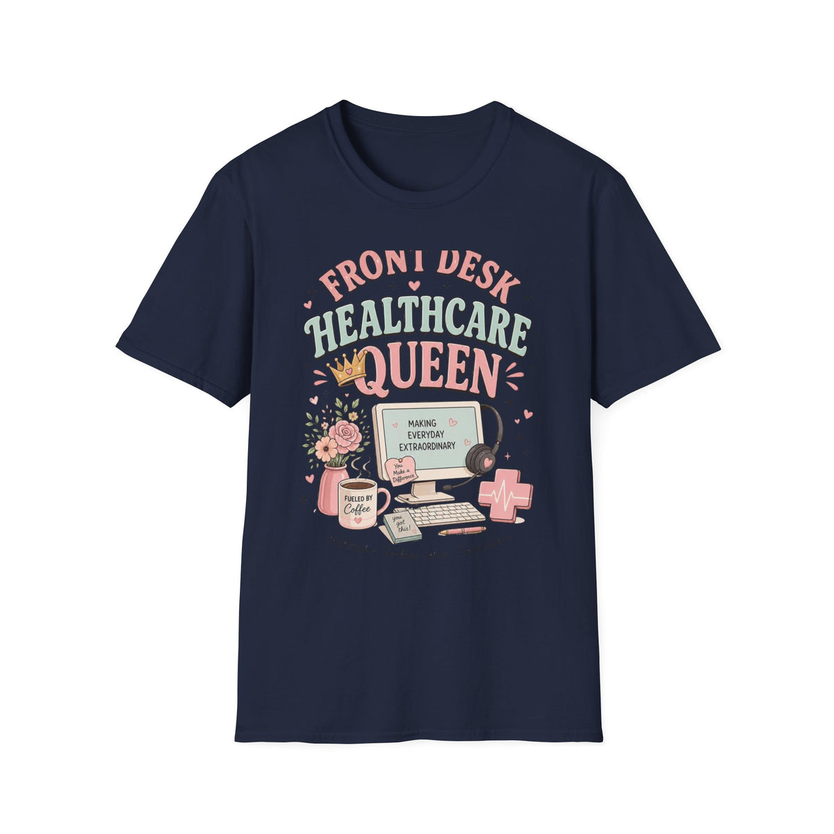 Playful Feminine Design For Front Desk Healthcare Queen