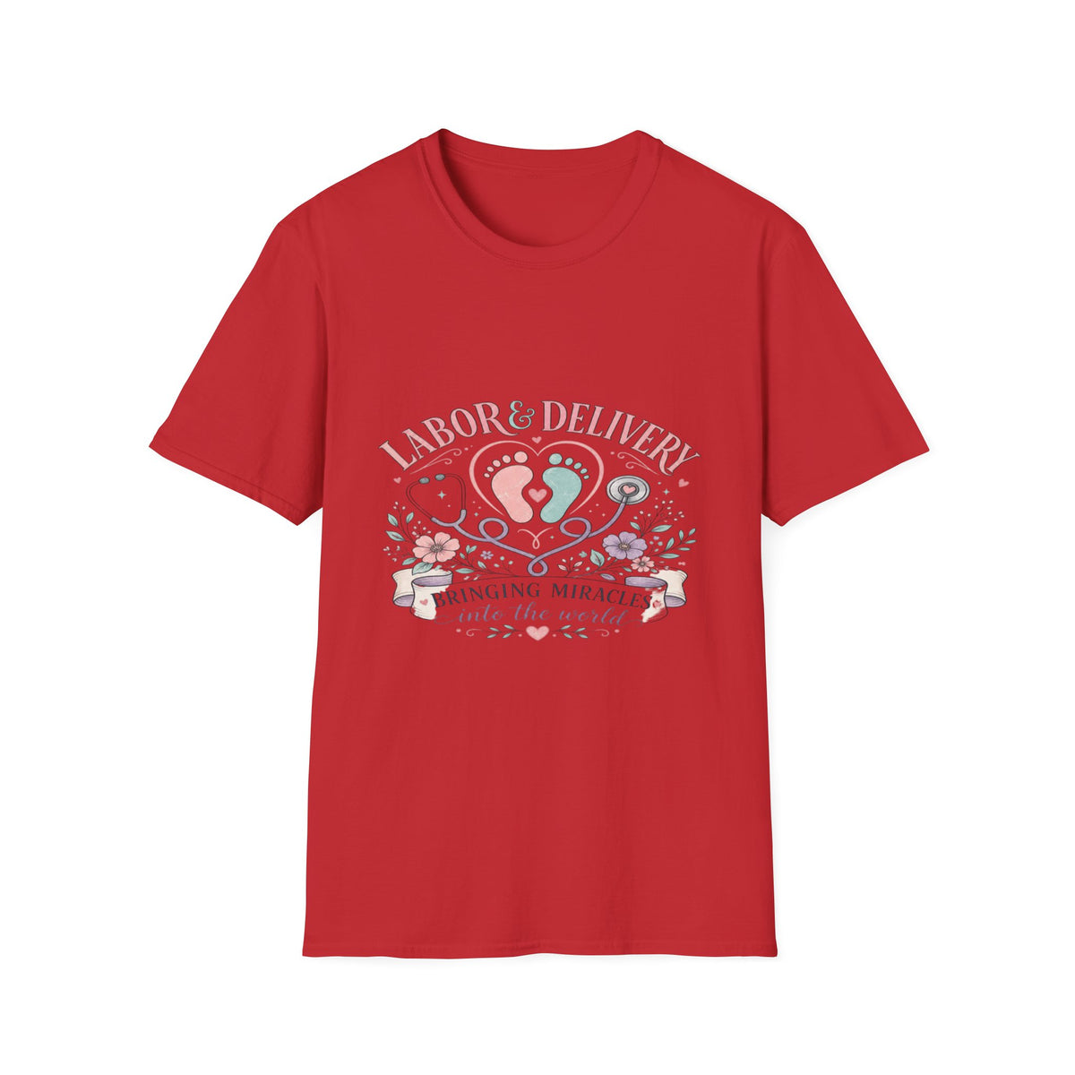 Labor And Delivery T-Shirt Design Celebrating New Life- Graphic Tees