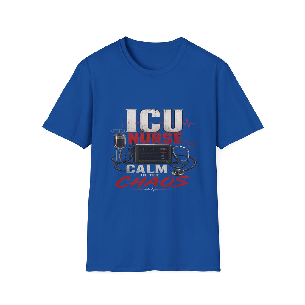 Powerful ICU Nurse T-Shirt Design With Bold Typography- Graphic Tees