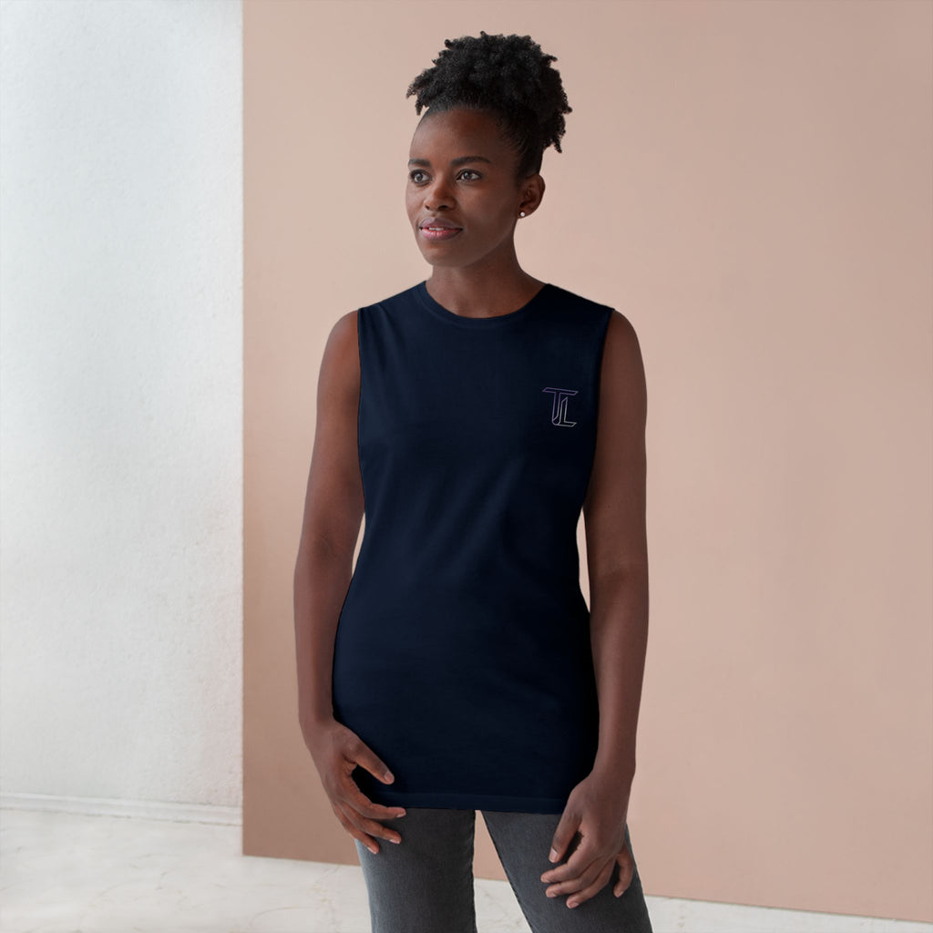 Barnard Embroidered Tank Top — Minimal College-Inspired Athletic Tank