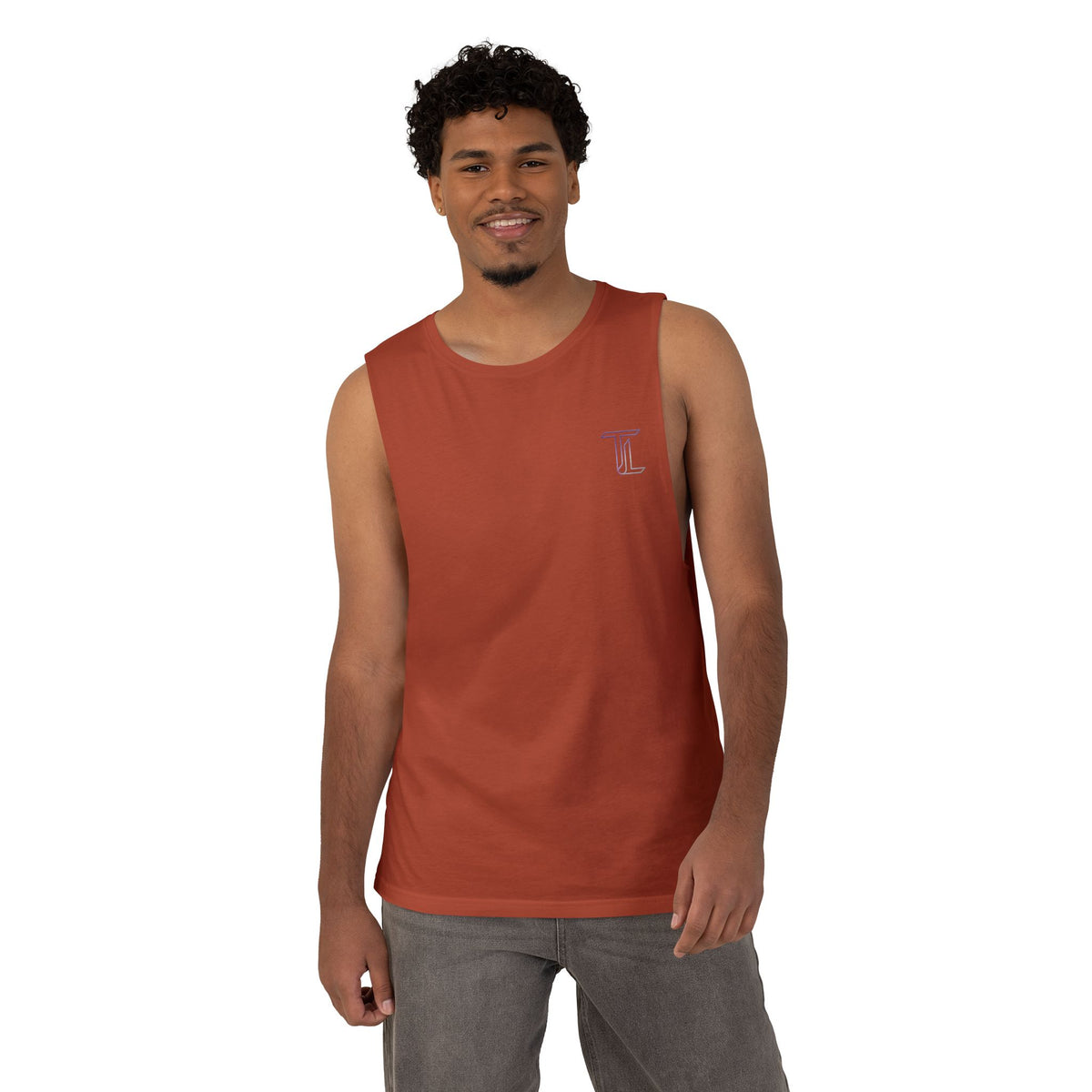 Barnard Embroidered Tank Top — Minimal College-Inspired Athletic Tank